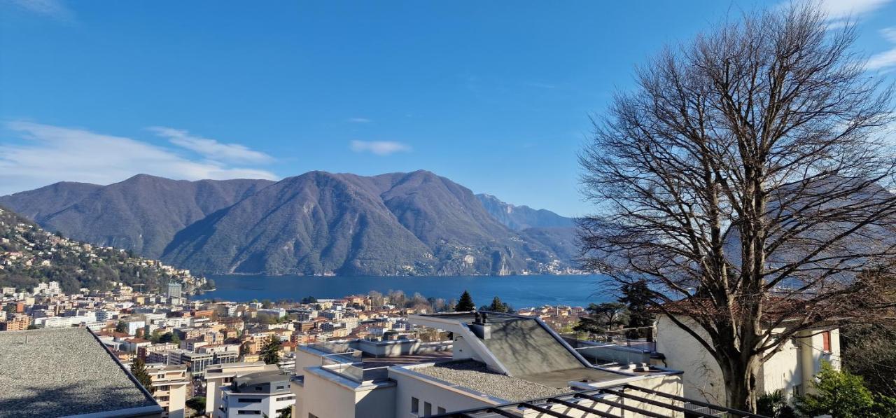 Lugano Lakeview Apartment Private Parking & Self Check-In Екстериор снимка