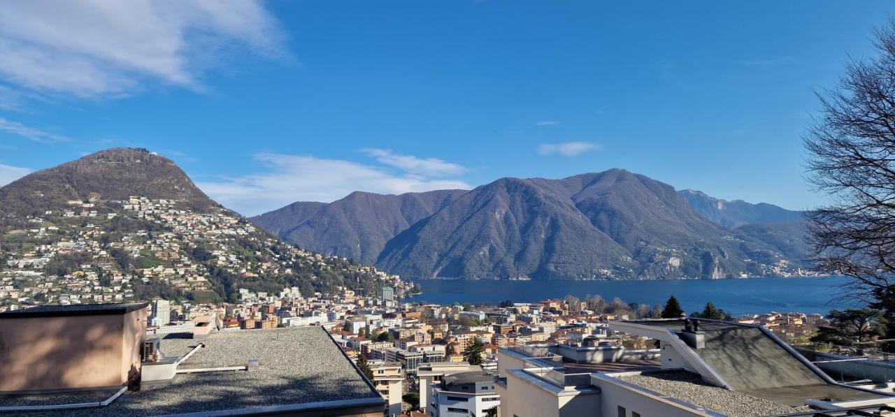 Lugano Lakeview Apartment Private Parking & Self Check-In Екстериор снимка